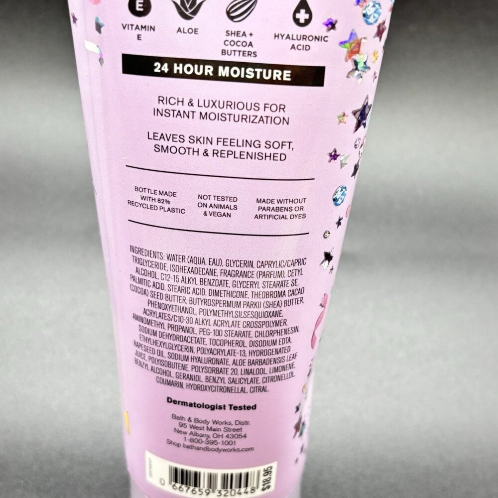 Bath & Body Works Cue The Confetti Ultimate Hydration Body Cream 8 oz New Years - Picture 6 of 11